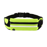 Outdoor Sports Waterproof Reflective Strip Waist Bag Mobile Phone Cycling Fitness Running Waist Bag Adjustable Elastic Strap