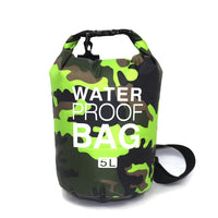 2/5/10/15/30L Outdoor Camouflage Waterproof Dry Bags Portable Rafting Diving Dry Bag Sack PVC Swimming Bags for River Trekking