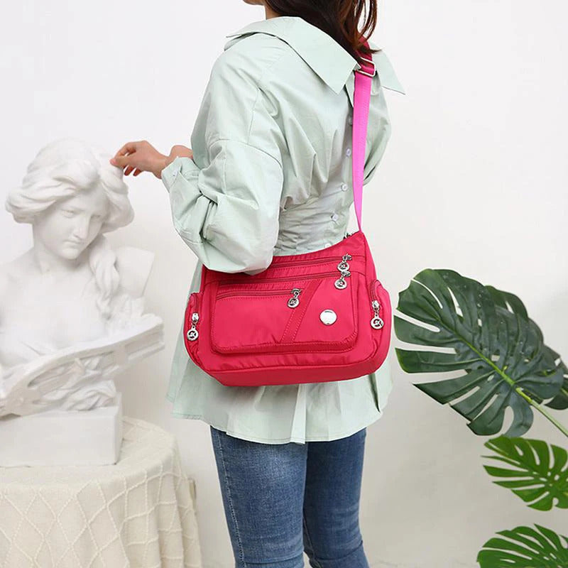 Casual Women Shoulder Messenger Bag Oxford Waterproof Zipper Handbags Package Female Large Capacity Travel Crossbody Bag