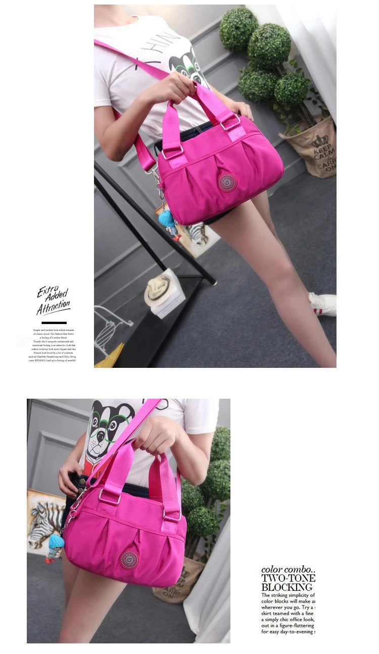 New Women Bag Nylon Waterproof Messenger Bags For Lady Crossbody Shoulder Bag Casual Handbags High Quality Multifunctional