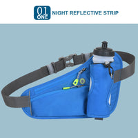 Running Waist Bags Water Bottle Holder Hydration Belt Bag Men Women Sports Fanny Pack Gym Running Cell Phone Jogging Cycling Bag