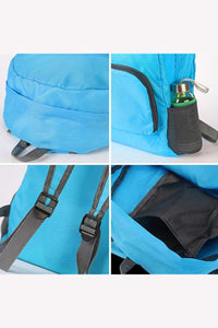 Light Blue Waterproof Ultra Light Foldable Backpack