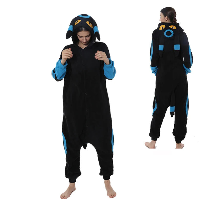 Snorlax Men One-Piece Pajama Anime Kigurumi Onesie For Adults Gengar Squirtle Women Full Body Pyjama Cartoon Cosplay Costume