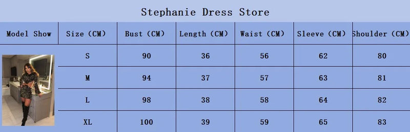 Women Fashion Glitter Sequins Hollow Out Mini Dress Elegant Round Neck Long Sleeves Short Dresses 2024 Female Chic Party Outfit