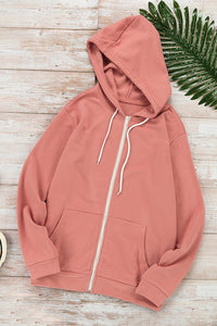 Pink Zip-up Hoodie Jacket