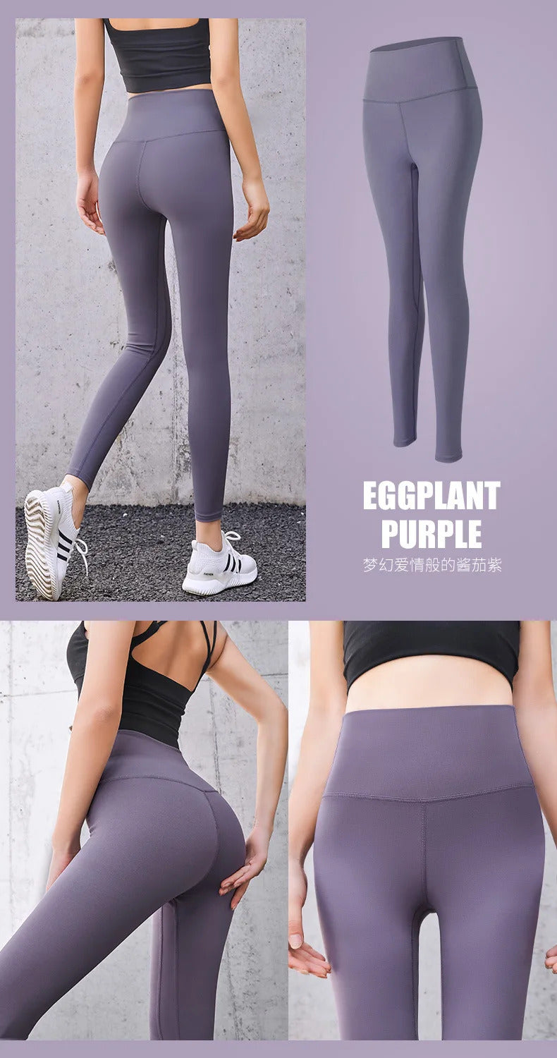 Ribbed Yoga Pants High Waisted Gym_eggings Sport Women Fitness SeamlessFemale Legging Tummy Control RunningTraining Tights