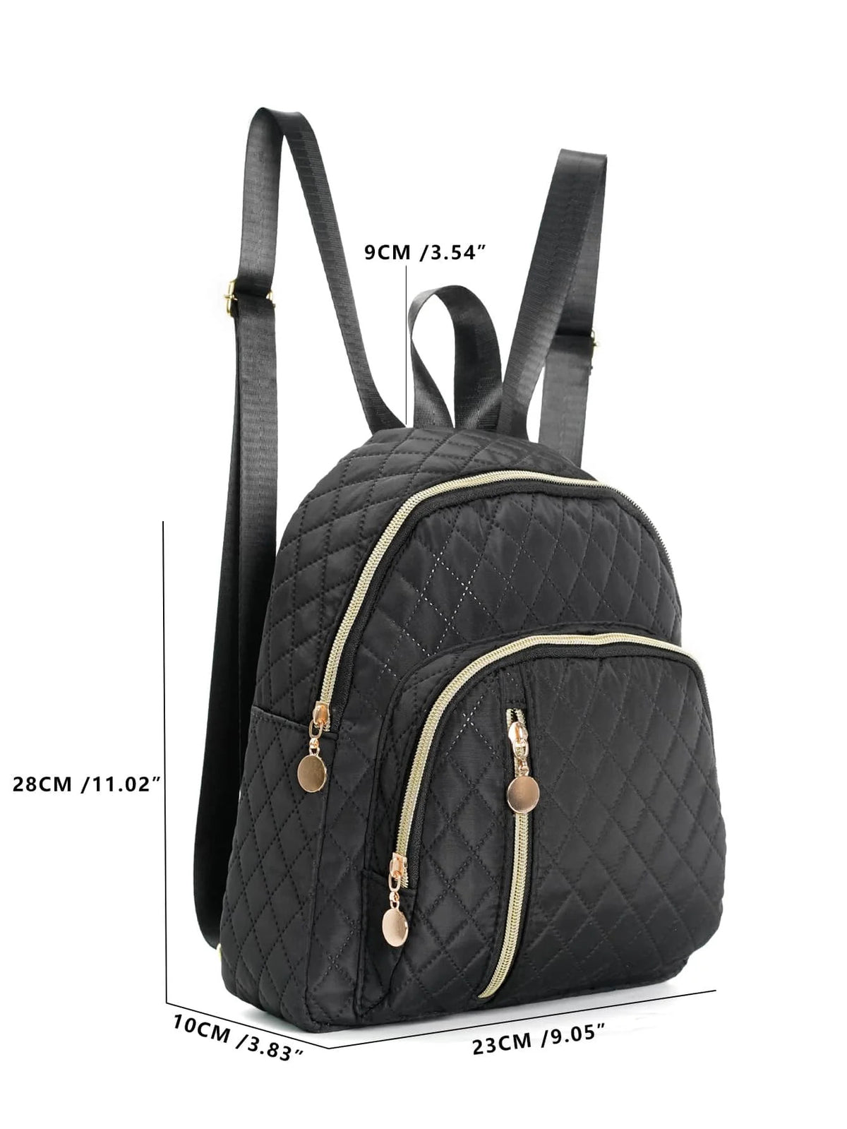 Quilted Pattern Classic Backpack