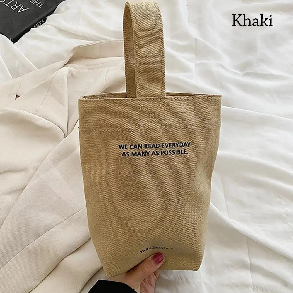 Casual Handbags Canvas Shoulder Crossbody Bags Large Capacity Shopper Bag Letters Shoulder Crossbody Bags Purse