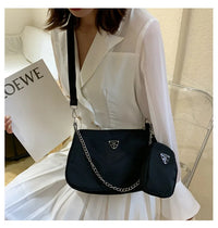 New Simple Small Crossbody Female Armpit Bags Solid Color Shoulder Bags Casual Bags Slanting Women's Bags Mother's Bags