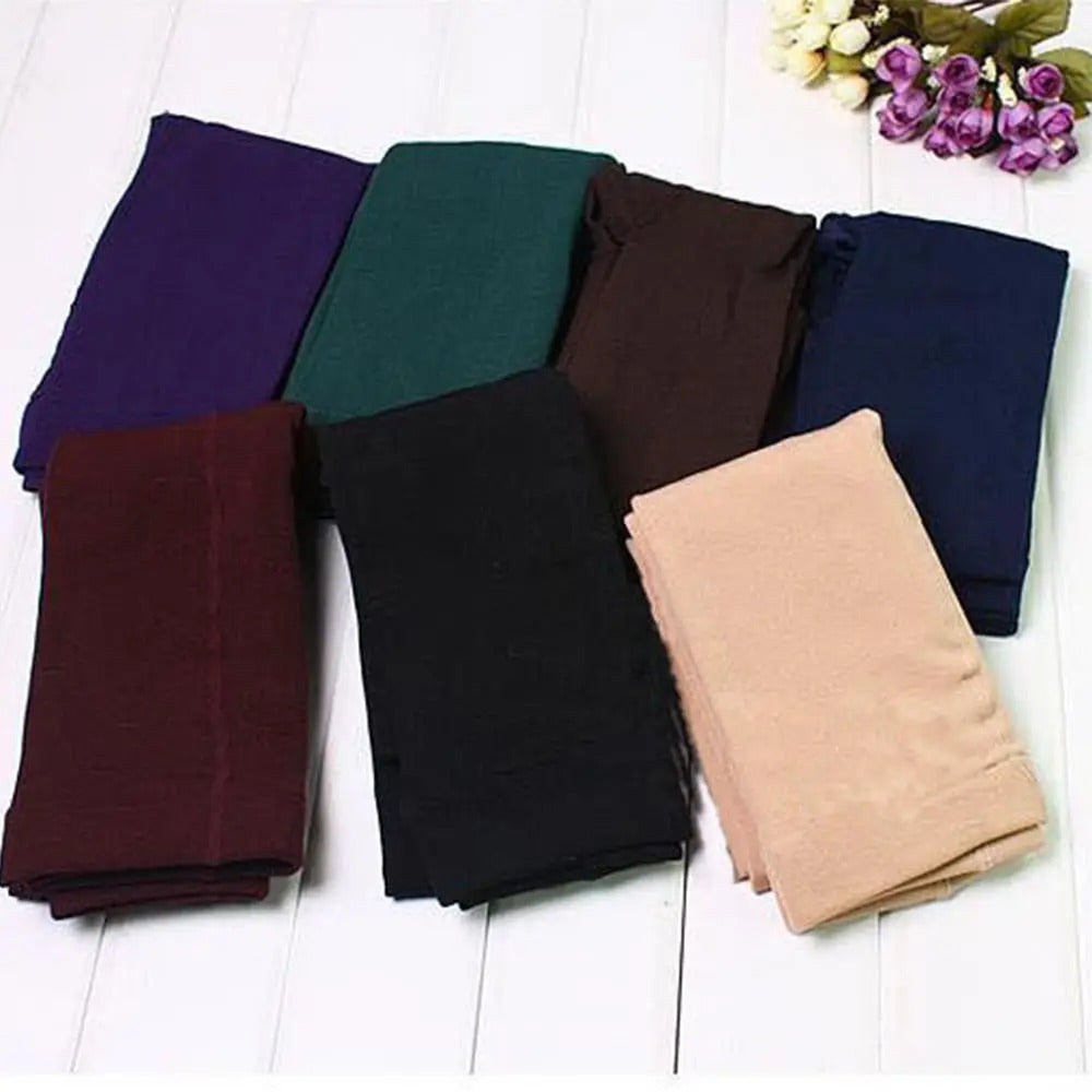 Thick Thermal Full Hosiery Winter Clothing Accessories Women's  Pantyhose Full Foot Tights Pants Fleece Leggings