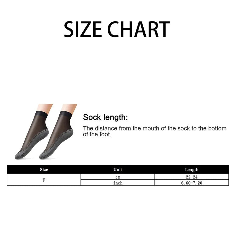 1/5/10pairs Womens Anti-Slip Socks ,Sweat Absorbing Cotton Bottom Velvet Socks, Ultrathin Breathable Summer Autumn Casual Sock