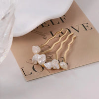 Natural Pearl Retro Hair Accessories Women Luxury Jewelry Hair Clips 2024 Flamenco Combs For Hair Girls Hair Pin Gift Gh0110