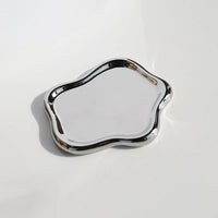 1pc Irregular Ceramic Jewelry Tray For Jewelry Display And Key Storage - Desktop Decorative Ornament