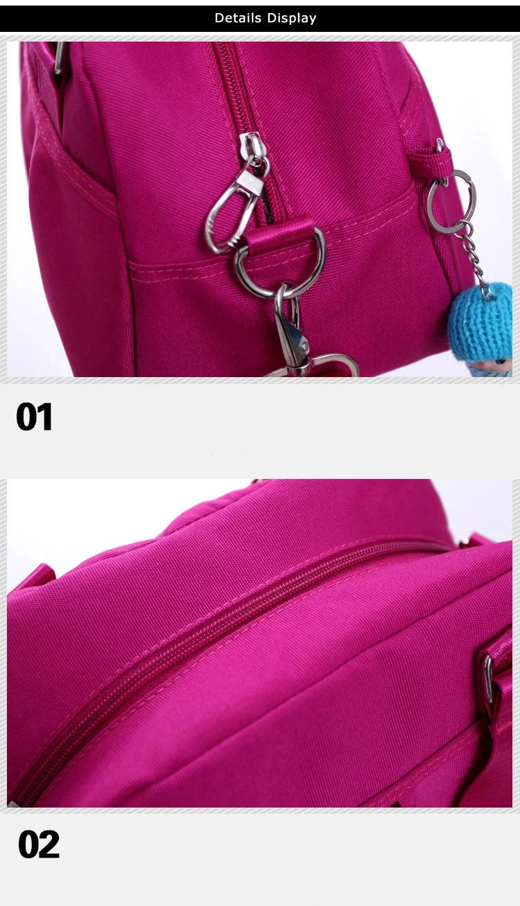 New Women Bag Nylon Waterproof Messenger Bags For Lady Crossbody Shoulder Bag Casual Handbags High Quality Multifunctional