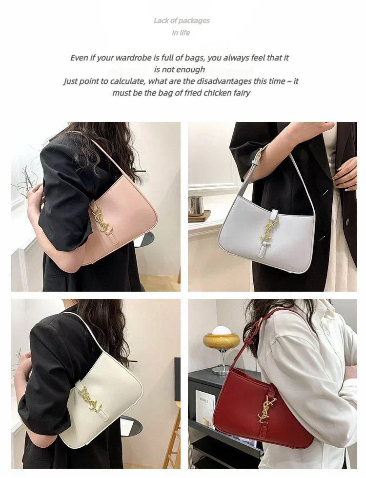 2024 New High end Sensational Bag Versatile Underarm Bag French Stick Bag Fashion Trend Single shoulder Handbag