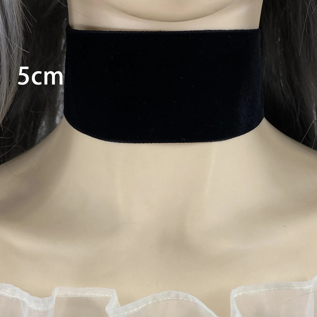 Valentine's Day Punk Gothic Black Velvet Fabric Choker Necklace Tattoo Necklaces Women Chocker Collares Short Neckband Gift