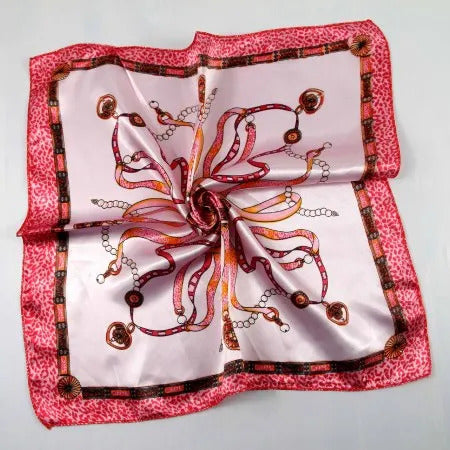 New spring and summer small silk scarf female silk wild professional small square towel 50.50cm