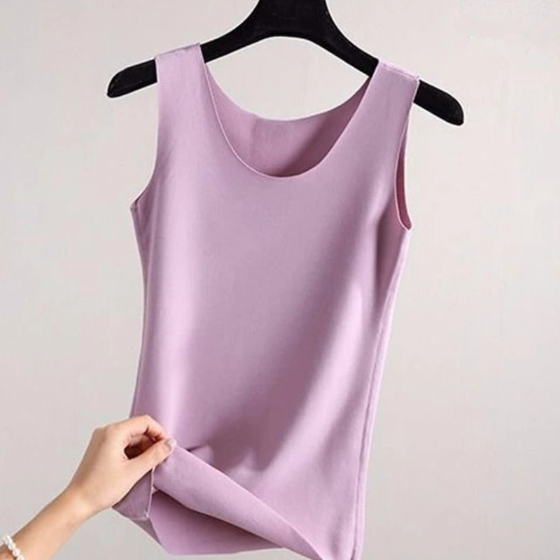 Thermal Underwear Vest Thermo Lingerie Woman Winter Clothing Comfortable Warm Top Inner Wear Thermo Shirt Ladies Undershirt New