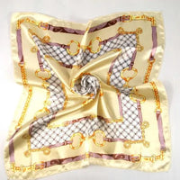 New spring and summer small silk scarf female silk wild professional small square towel 50.50cm