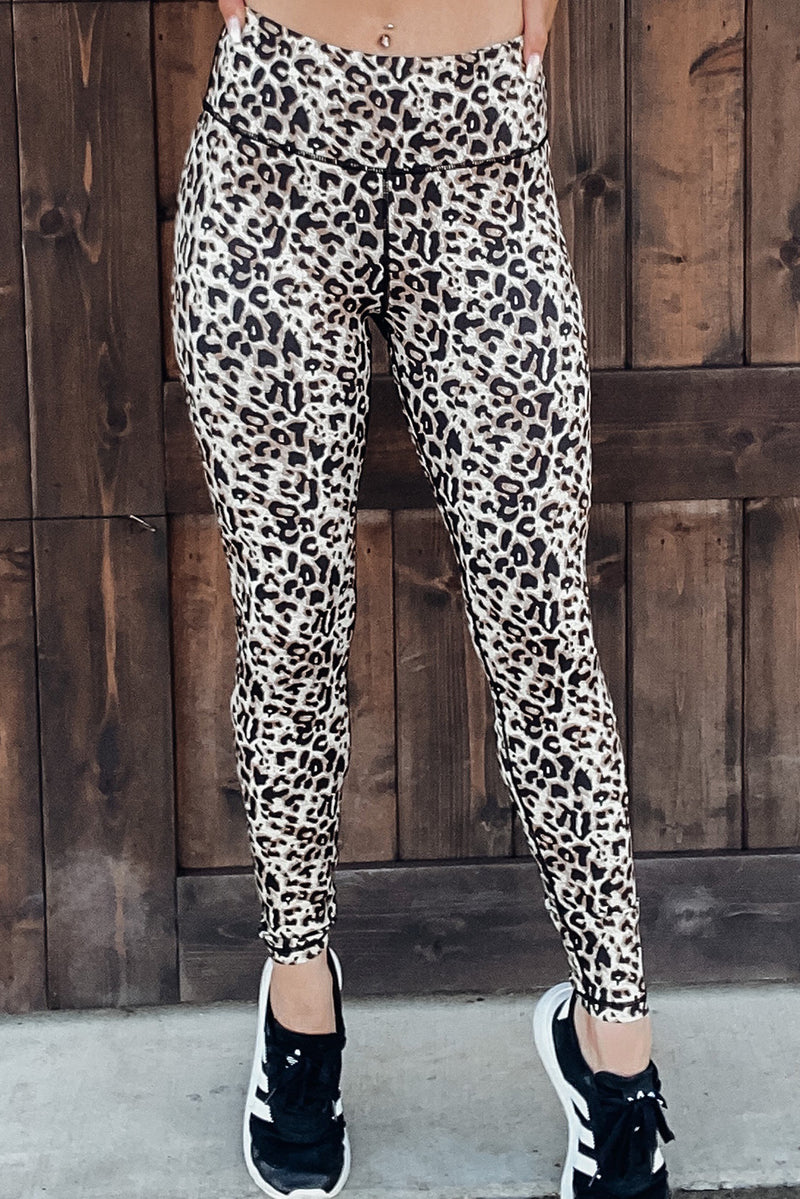 Leopard Bra Leggings Sports Set