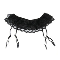 Womens Sexy Hot Lace Top Thigh-Highs Stockings Socks+Suspender Garter Belt