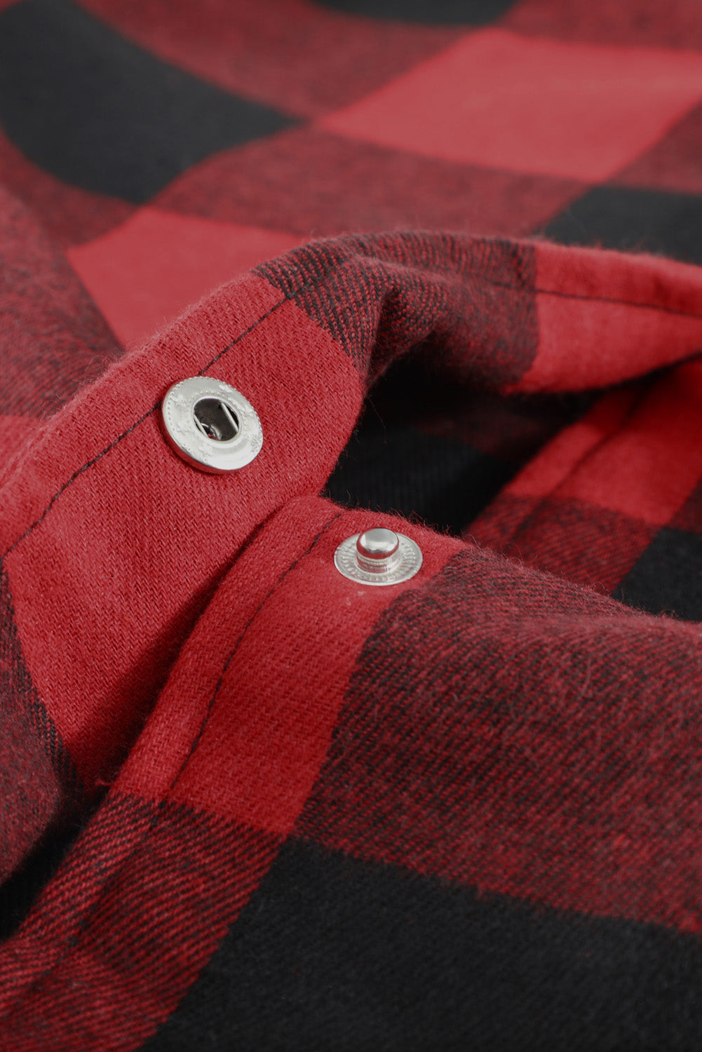 Blue Turn-down Collar Plaid Shirt Jacket