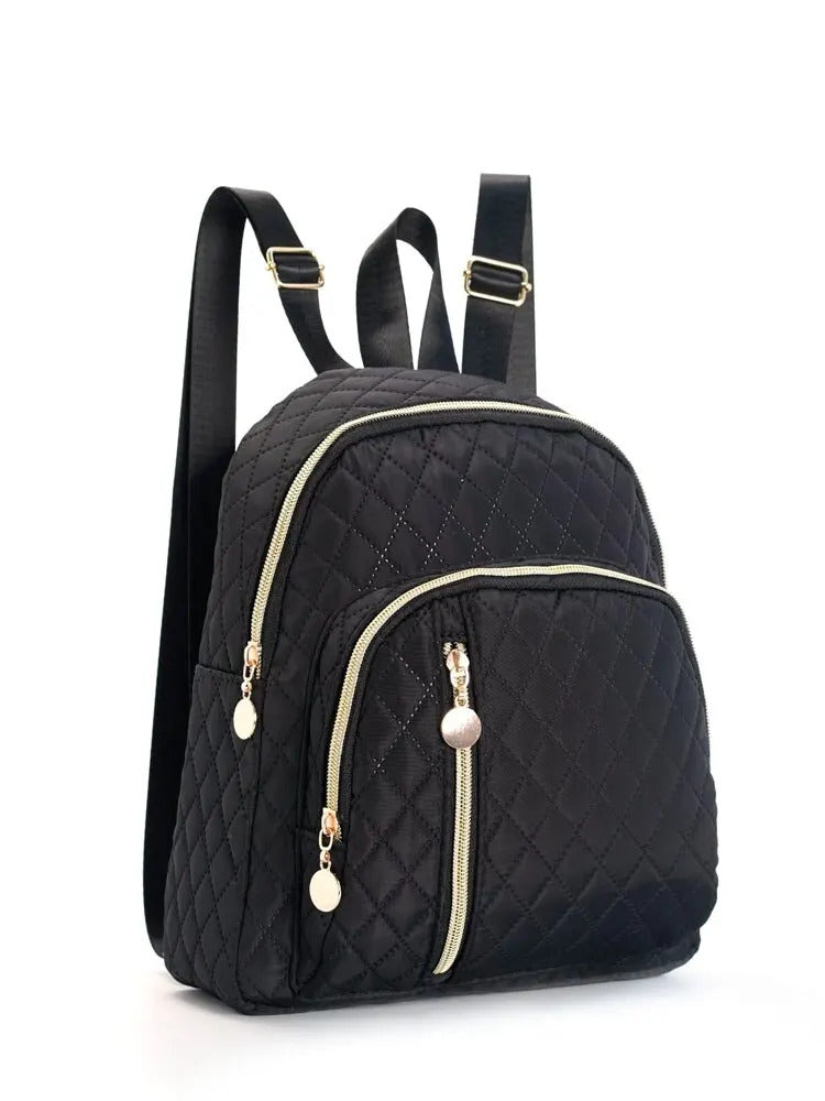 Quilted Pattern Classic Backpack