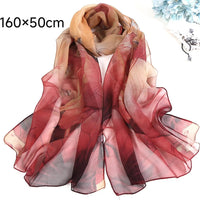 High-grade Light Summer Fashion Western Style Sunblock Scarf Seaside Beach Towel Long Women's Scarf Shawl