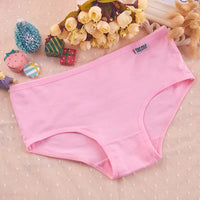 7Pcs/Lot Women's Panties Cotton Plus Size Underwear Girls Briefs Breathable Solid Color Panty Underpant Female Lingerie M-4XL