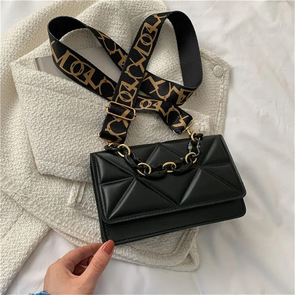 Winter Large Shoulder Bags for Women Stone Pattern PU Leather Crossobdy Bags Brand Pink Tote Handbags Chains Shopper Clutch Purs