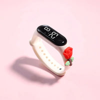 New Cartoon Animal Summer LED Electronic Watch Cute Ice Cream Students Swimming Simple Life Waterproof Digital Watch Reloj Mujer