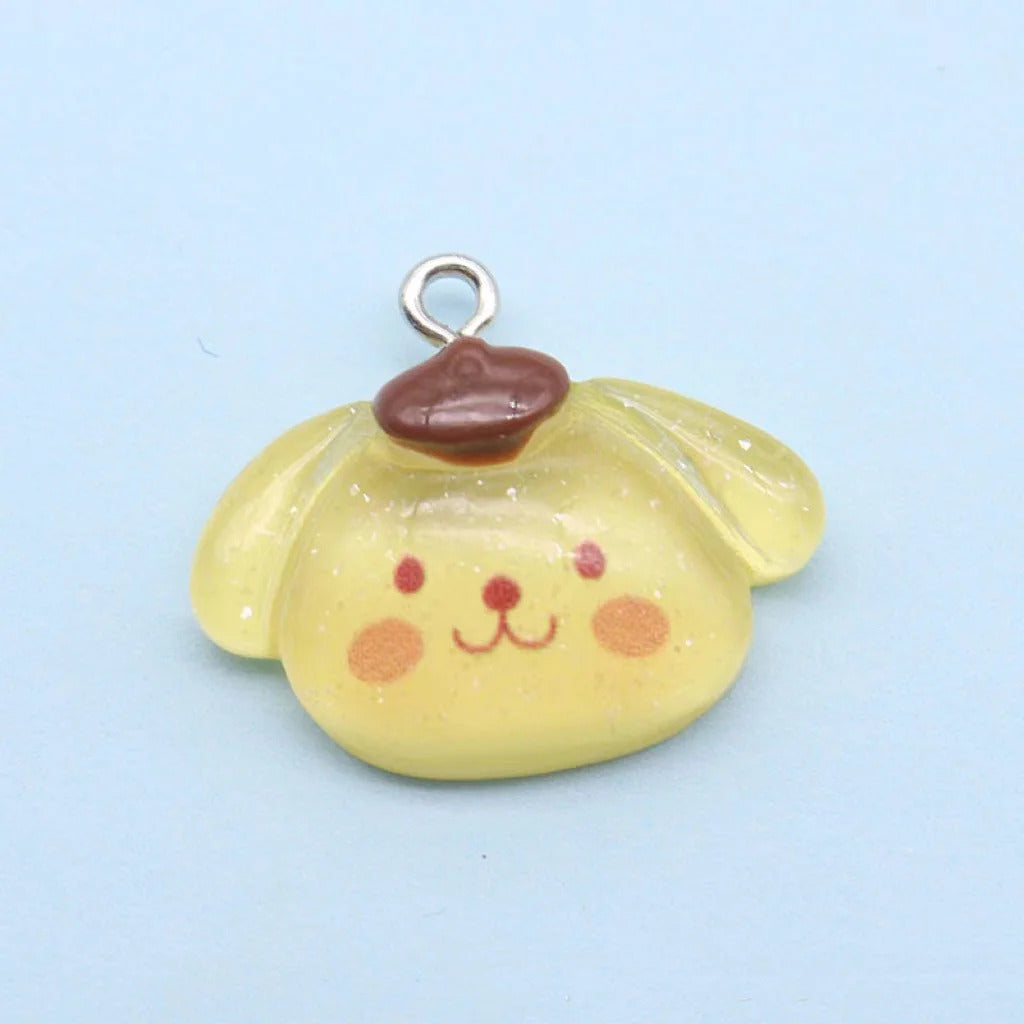 10pcs  Simulated Cute  Rabbits Dogs Cats Resin Charms Accessory Pendants Handmade  Jewelry DIY Earring Necklace