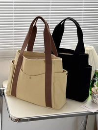 Large Capacity Canvas Tote Bags for Work Commuting Carrying Bag College Style Student Outfit Book Shoulder Bag Bolsos Para Mujer