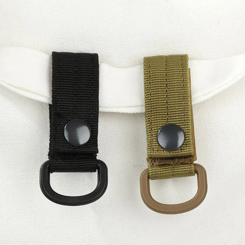 Hanging Key Hook Clip Clamp Buckle Hook Clip Nylon Webbing Molle Belt Clip Outdoor Buckle Strap Hunting Accessories Equipment