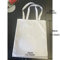 Anime Cartoon Rabbit Shoulder Bag for Women Harajuku Resuable Shopping Bags Female Street Style White Canvas Shopper Handbags