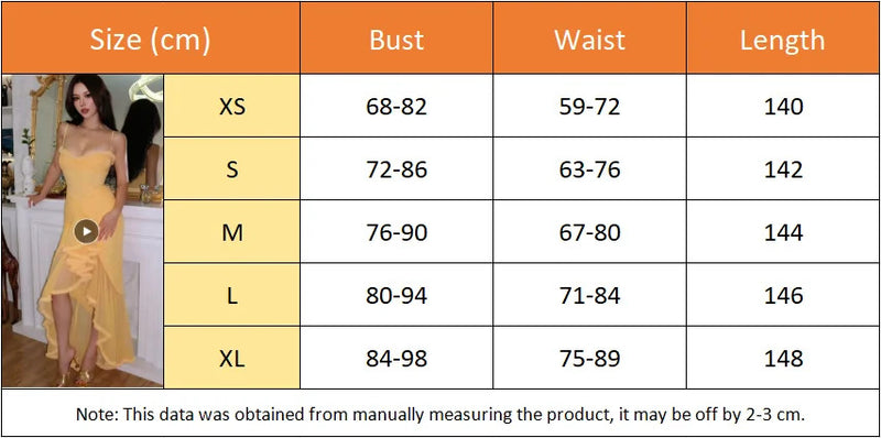 Elegant Irregular Ruffles Pleated Mesh Sling Party Dress Women Sexy Sleeveless Backless Slim Robes 2024 New Lady Wedding Dresses