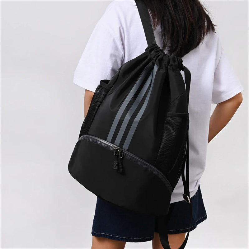 Gym Bag Fitness Backpack Women Men Basketball Backpack Outdoor Soccer Football Storage Bags Training Drawstring Sports Knapsack