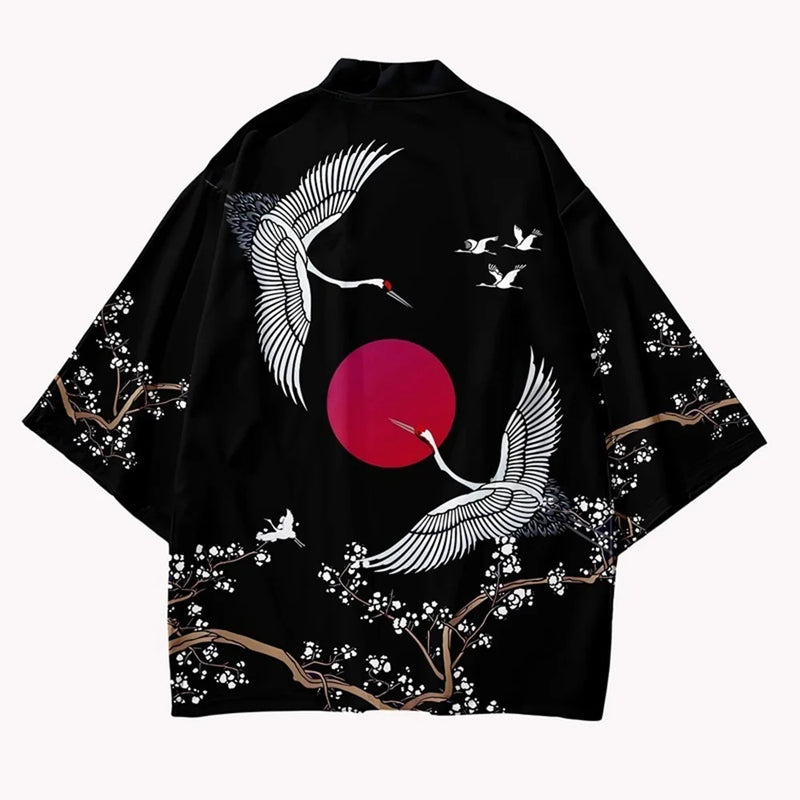 2024 New Women's kimono Cardigan Japanese Mensamurai Costume Anime Kimono Streetwear Male Yukata Harakuju Asian Japanese Clothes