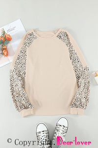 Blank Apparel - Leopard Print Pullover Top