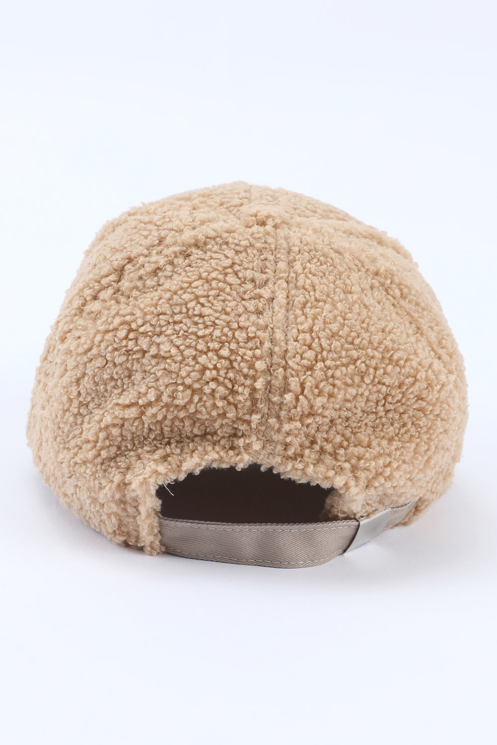 Parchment Sherpa Teddy Baseball Cap