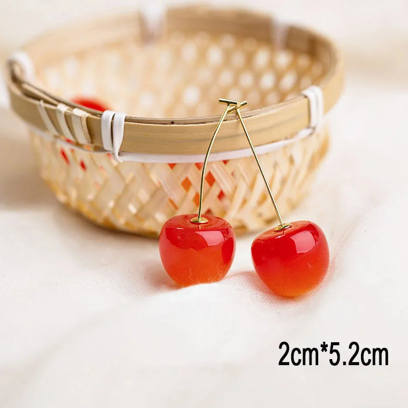 New Fashion Orange Sliced Earrings Fruit Jewelry Summer Earrings Y2K Handmade Creative Women