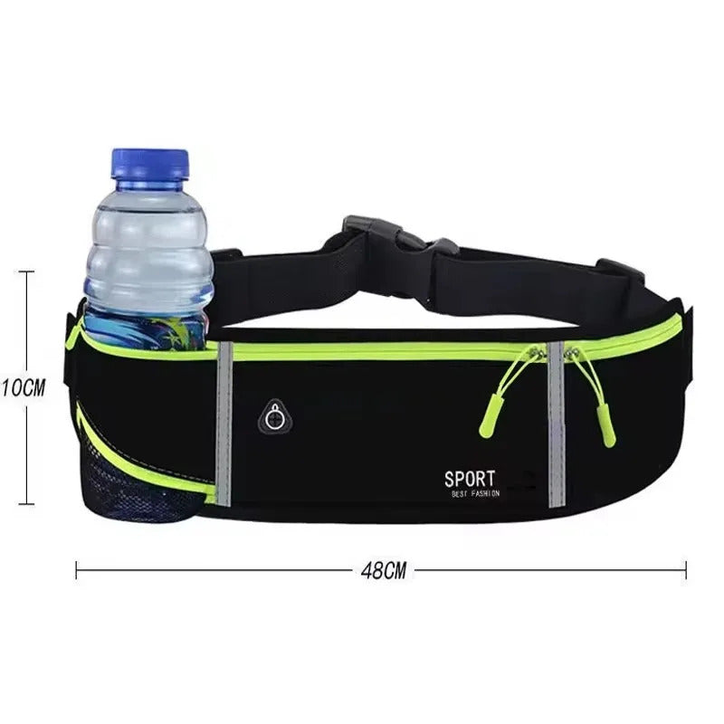 Running Waist Bag Men Women Sports Belt Pouch Sports Fanny Pack Mobile Phone Bag Gym Running Cell Phone Jogging Run Cycling Bag