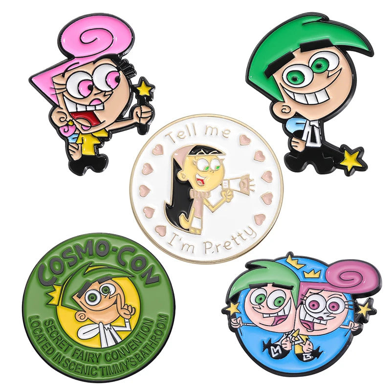 Cartoon Anime Characters Enamel Pins Custom Cute Little Monk Brooches Lapel Badges Funny Jewelry Gift for Friends