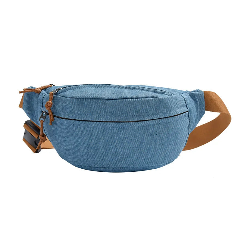 Casual Corduroy Belt Bags for Women Fashion Fanny Pack Female Banana Waist Bag Hip Purse Shoulder Crossbody Chest Bag Pocket