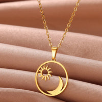 Stainless Steel Love Heart Necklace For Women 2023 New Trendy Lip Chain Simple Pendant Necklace Jewelry Gift Wholesalers