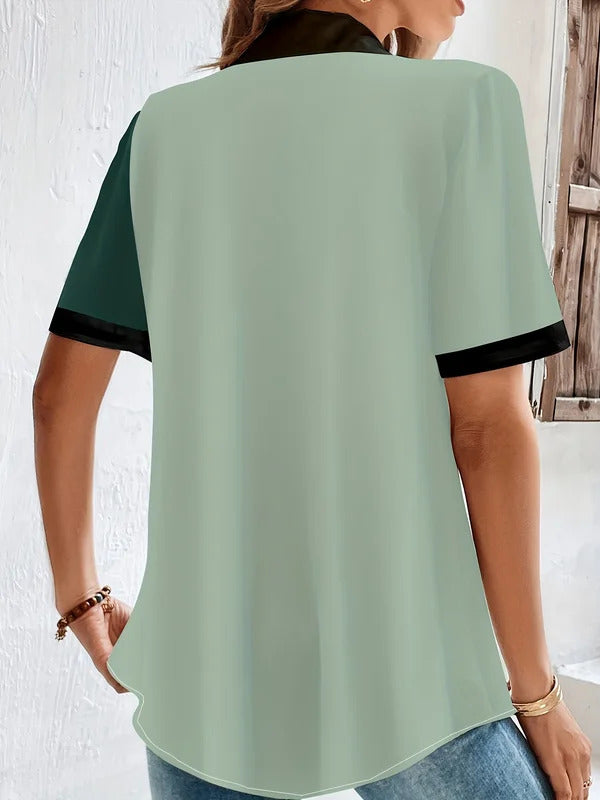 Women's Plus Size Shirt Summer Chic Elegant Shirt For Chubby Women's Fashion Shirt