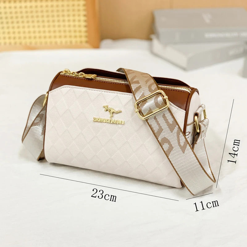 Luxury High Quality Women Messenger Bag Famous Designer Lady Shoulder Bags Fashionable Checkered Trendy Crossbody Sac A Main