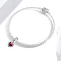 Fit Pandora 925 Original Bracelets Love Heart Flower Four Leaf Clover Turtle 925 Silver Charms Beads DIY Birthday Jewelry Gift