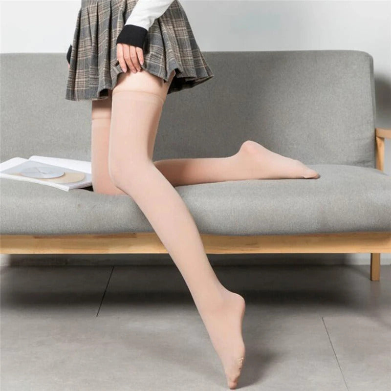 Black White Striped Long Socks Women Sexy Over Knee Thigh High Socks Over The Knee Stockings Ladies Girls Warm Long Tube Socks