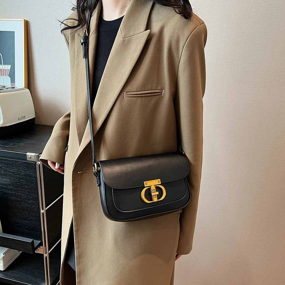 retro small bag Women's original fashion niche crossbody bag women's shoulder bag Senior handbag Underarm bag crossbody bag